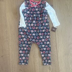 Tea collection romper 12/18m NWT